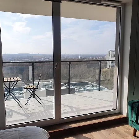 شقة Apartament W Chmurach- 15 Pietro Osiedle Tysiaclecia- Prywatny Parking- Wielki Taras Z Widokiem Na Zachod Slonca