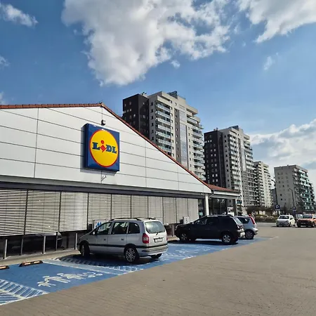 W Chmurach- 15 Pietro Osiedle Tysiaclecia- Prywatny Parking- Wielki Taras Z Widokiem Na Zachod Slonca Apartment Kattowitz